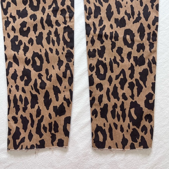 NWT Kensie Vintage Luxe Honey Leopard High Rise Jeans Size 10 - Picture 8 of 10